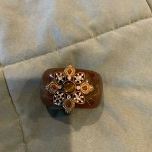 Gorgeous Resin and Gemstone Bracelet